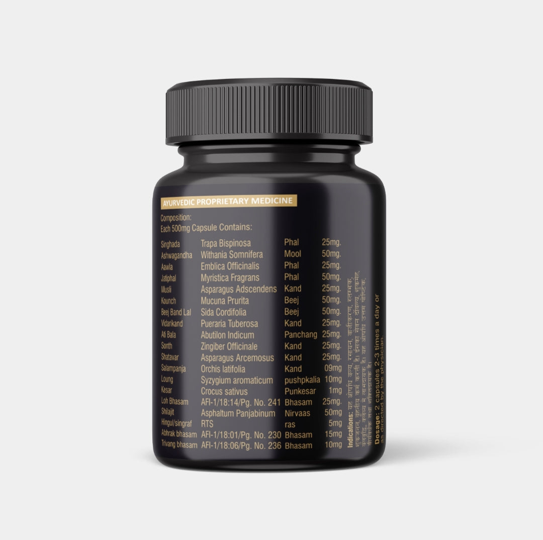 πΏ Youvan Buti Capsules β Ayurvedic Support for Vitality, Semen Retention & Energy Boost